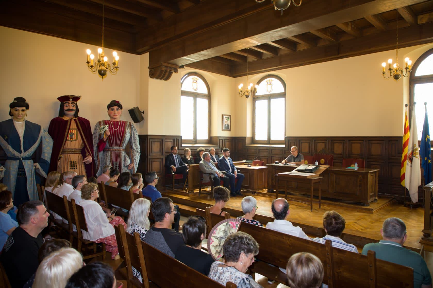 Ple de constitució de l'Ajuntament de Cardona