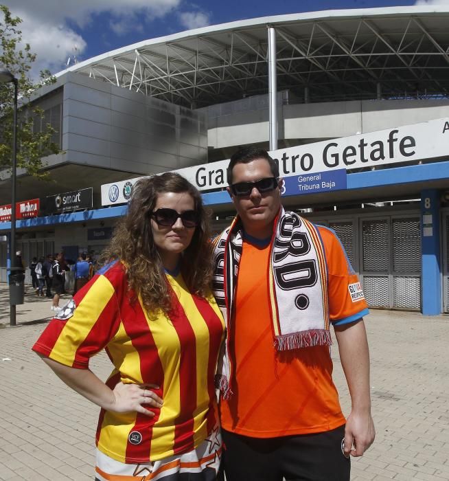 La afición del Valencia no falla en Getafe