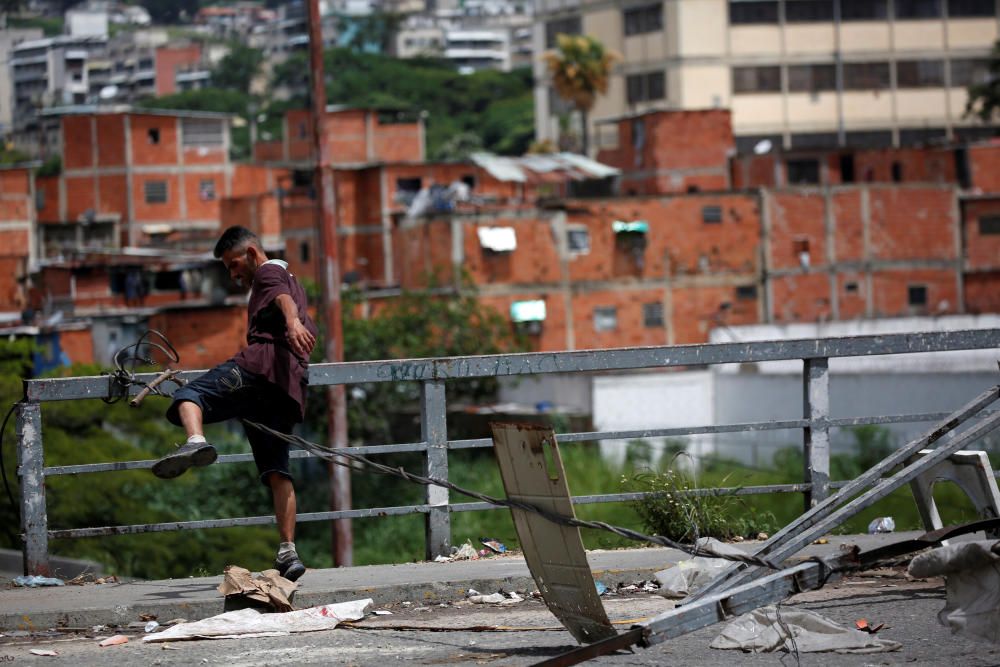 Jornada de protestas en Caracas