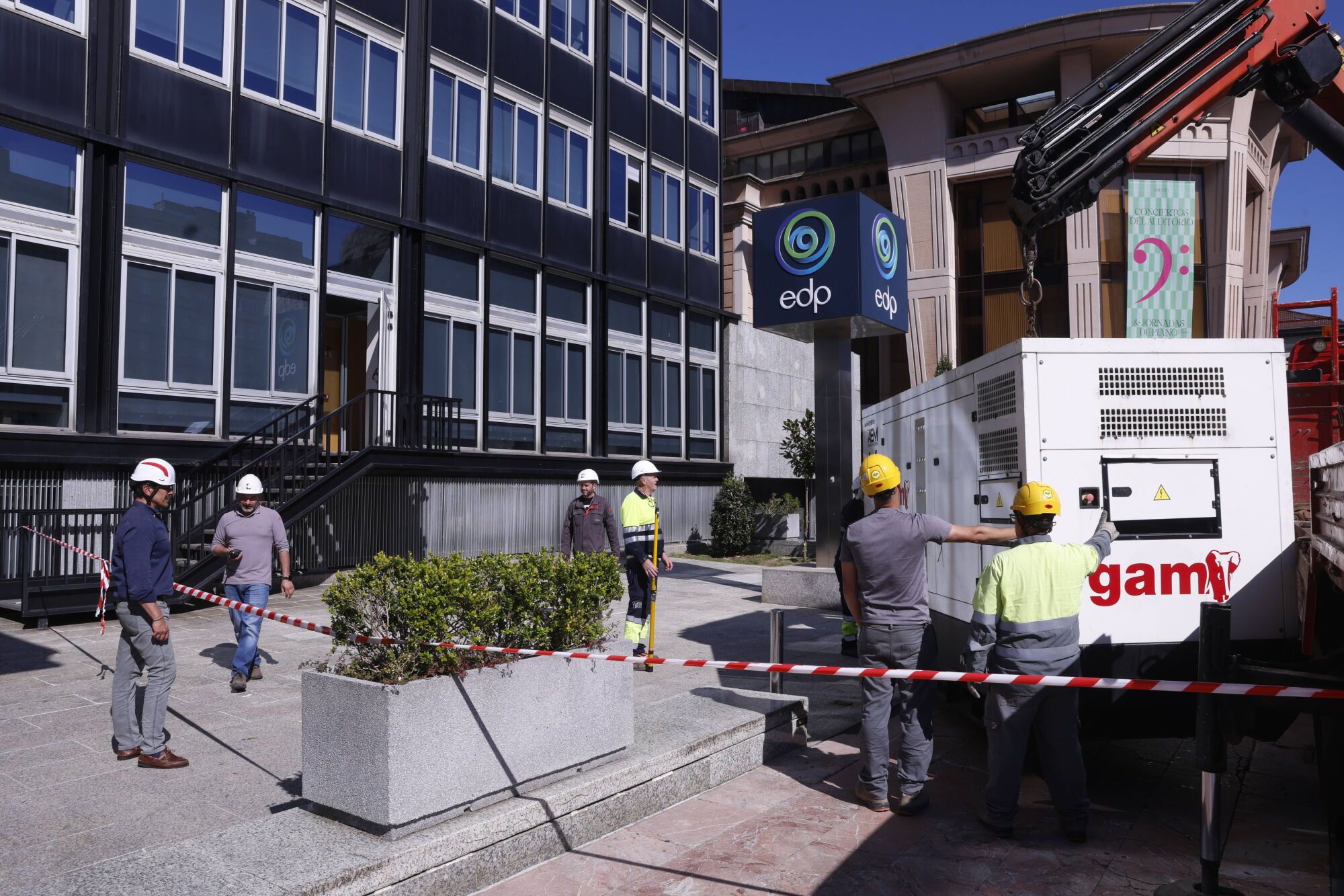 Apagón de luz en Oviedo