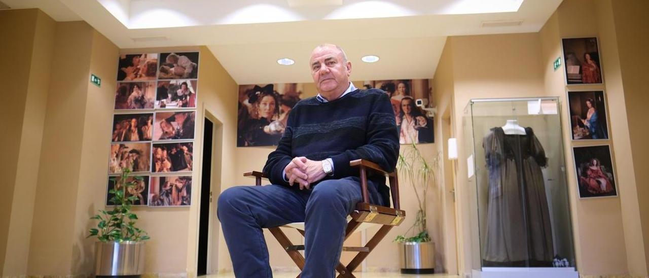 Antonio Rodes, en Ciudad de la Luz, antes de la entrevista.