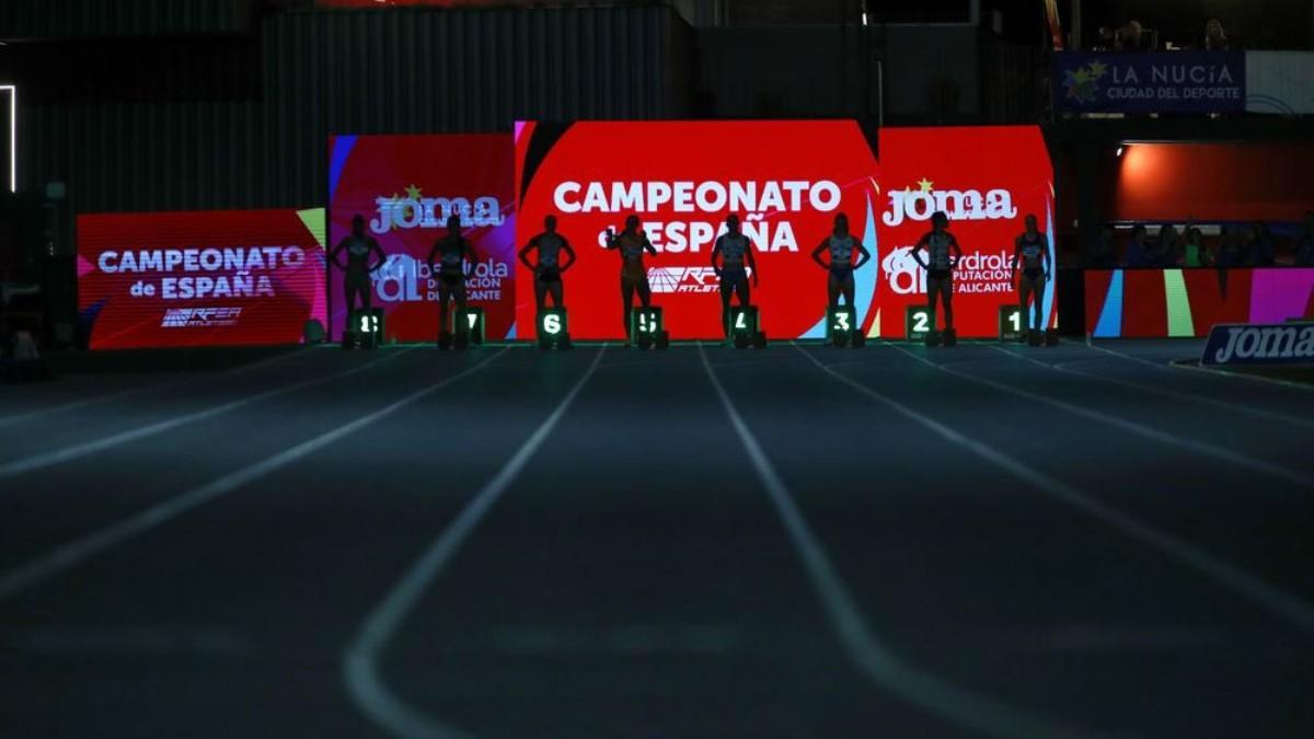 Salida de una de las pruebas del campeonato de España