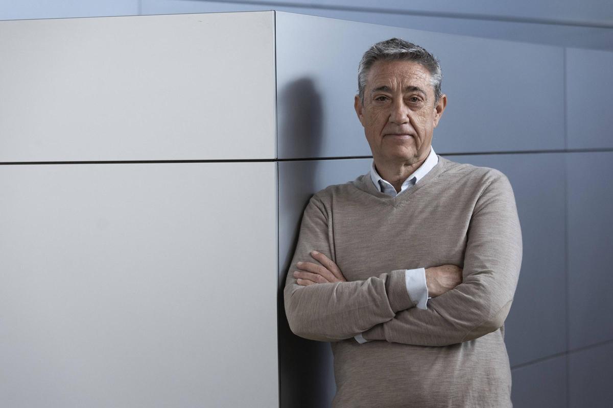 Olallo Villoldo, presidente de la empresa Grupotec, en las instalaciones de Levante-EMV.