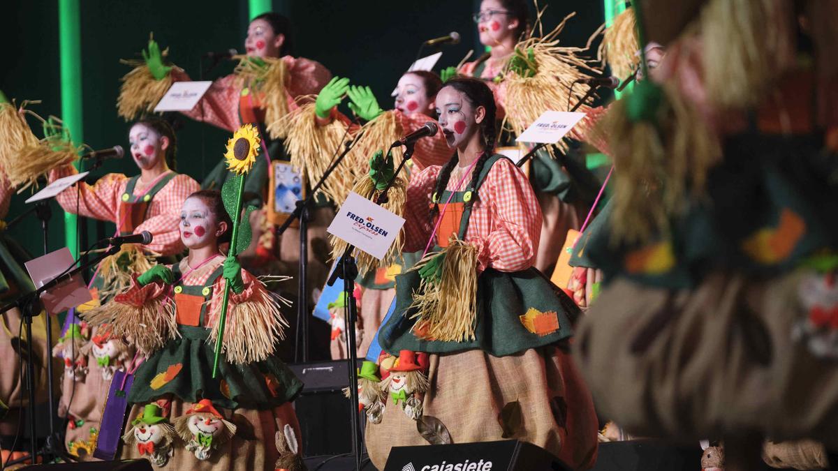 Actuación de la murga infantil El Cabito.