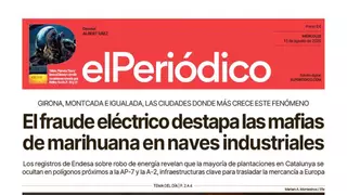 La portada de EL PERIÓDICO del 13 de agosto de 2025