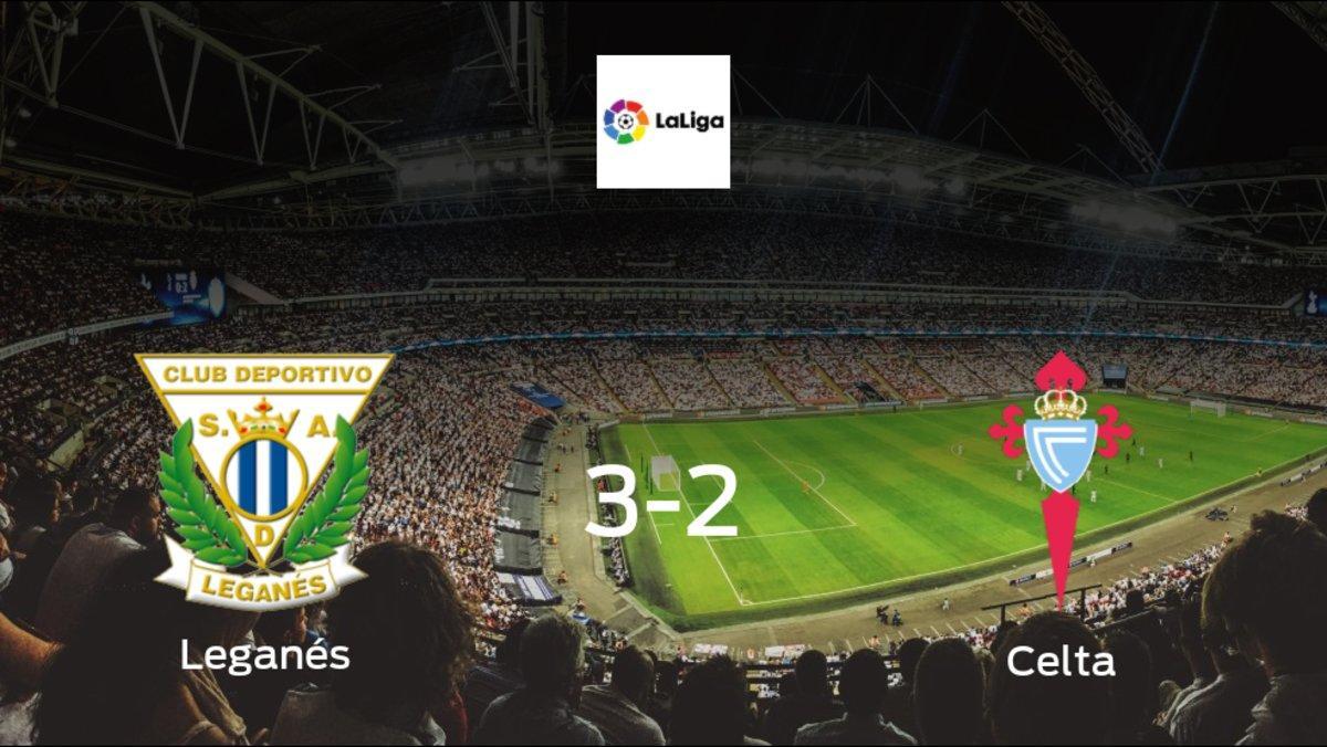 Leganés earned hard-fought win over Celta 3-2 at Estadio Municipal de Butarque