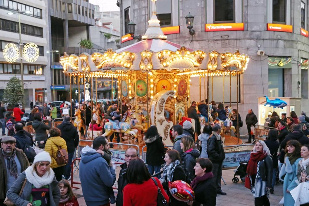 Fiebre de compras navideñas en Vigo