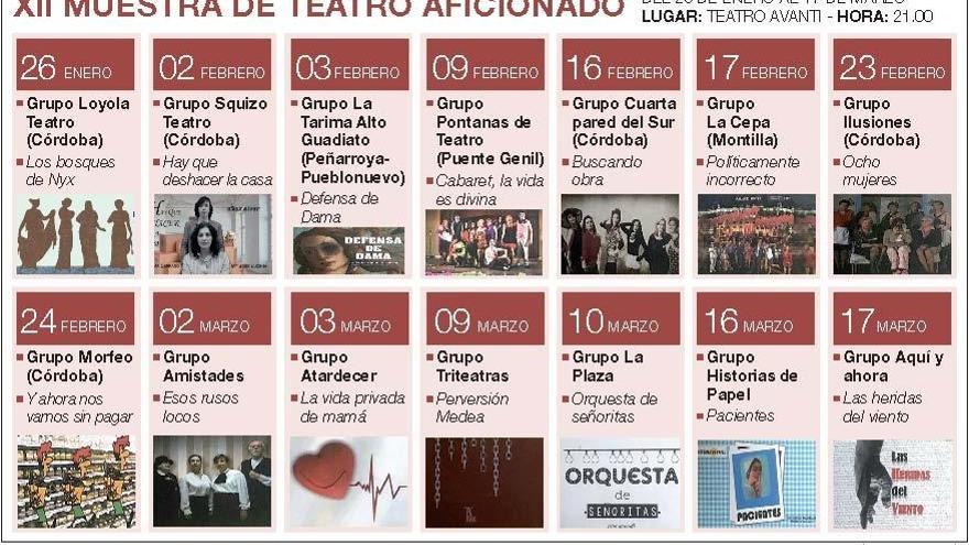 El teatro aficionado vuelve al Avanti con 14 obras, la mayoría comedias