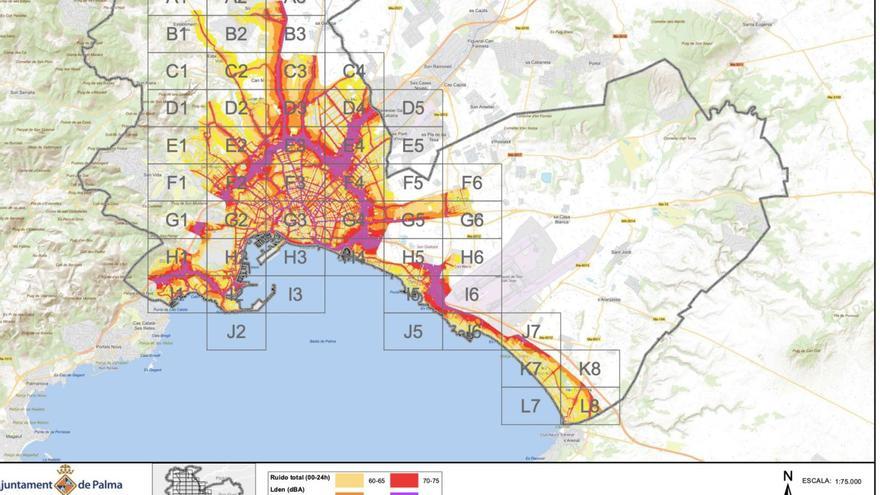 Tres de cada cinco palmesanos expuestos a ruidos elevados