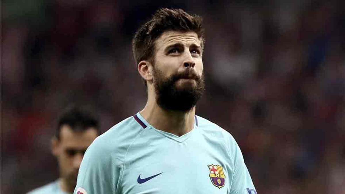 Piqué fue recibido con pitos en el Wanda Metropolitano