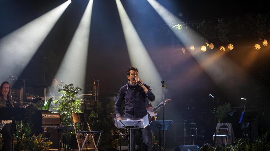 Manolo García, durante su ensayo final antes de comenzar la gira.