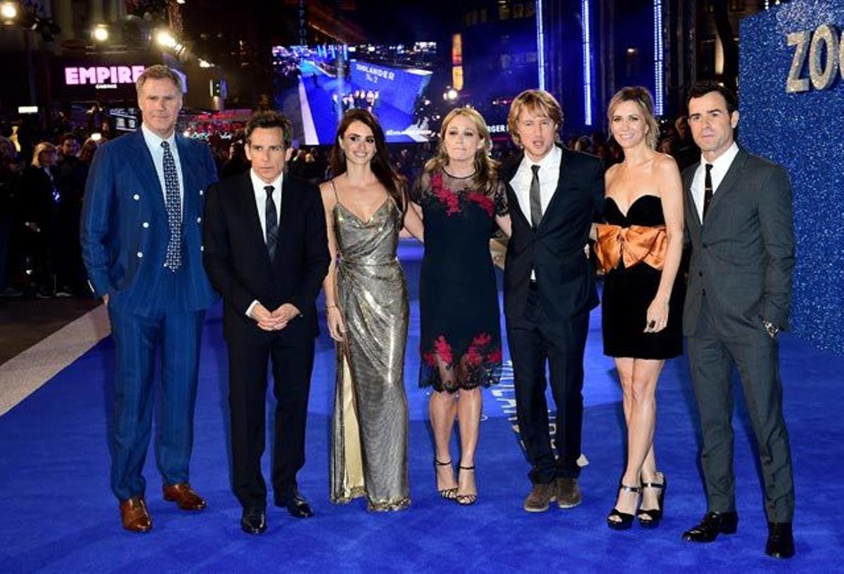 Todos, en el estreno de 'Zoolander 2' en Londres.