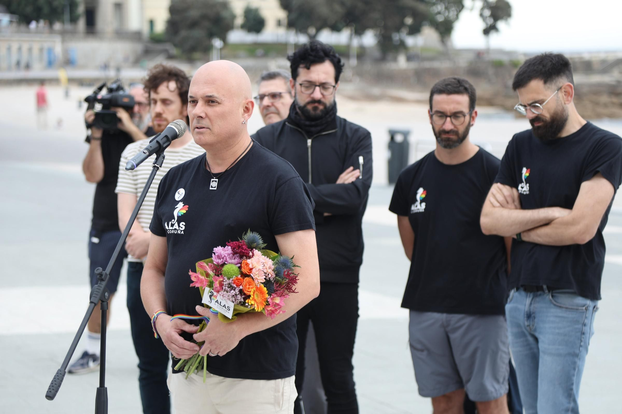 Vigilia por Samuel Luiz en el cuarto aniversario de su asesinato
