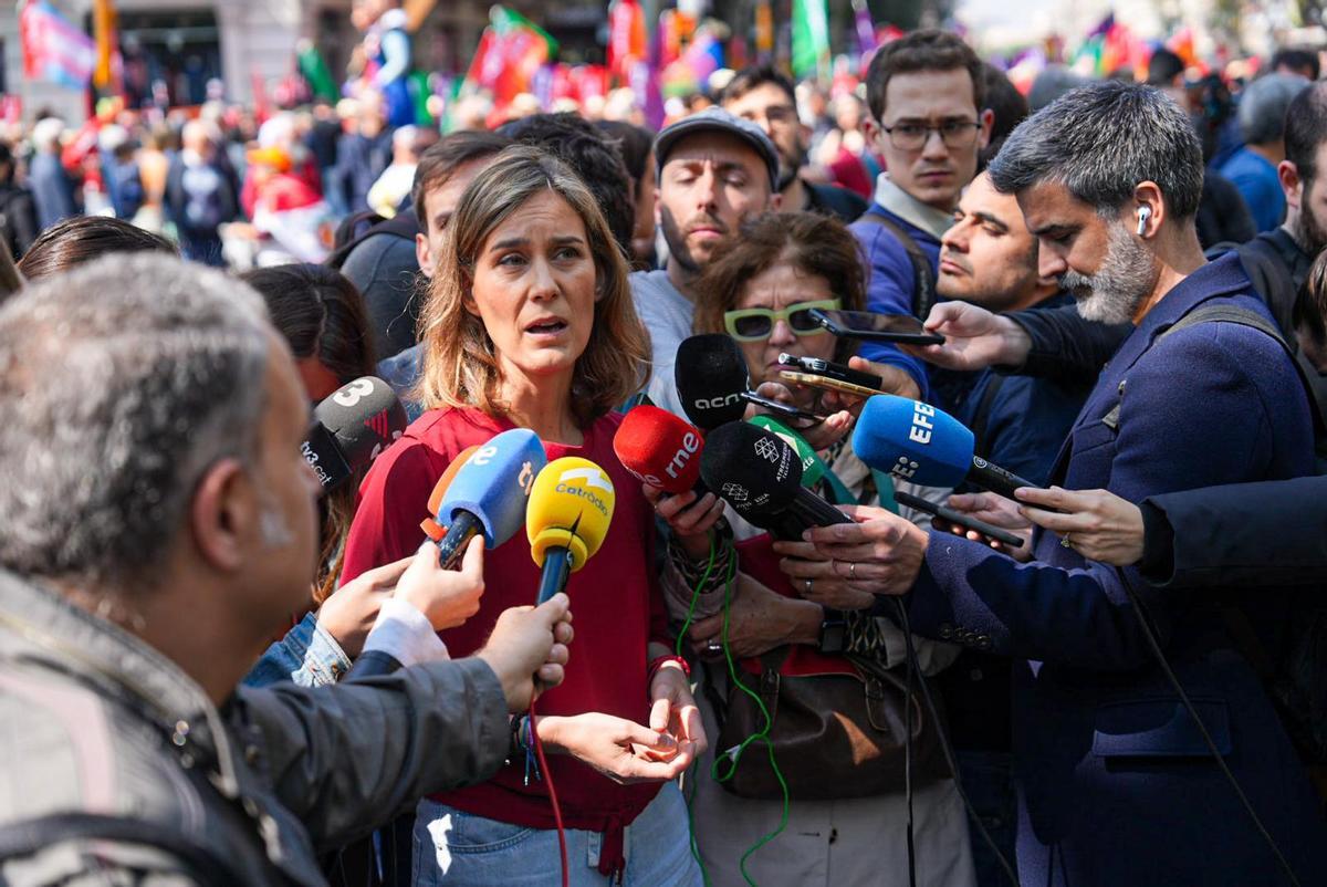 Celebración del 1 de Mayo en Barcelona