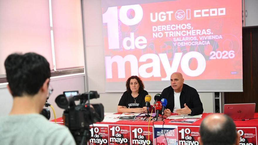 Un Primero de Mayo por los salarios, vivienda y democracia, y no a los recortes