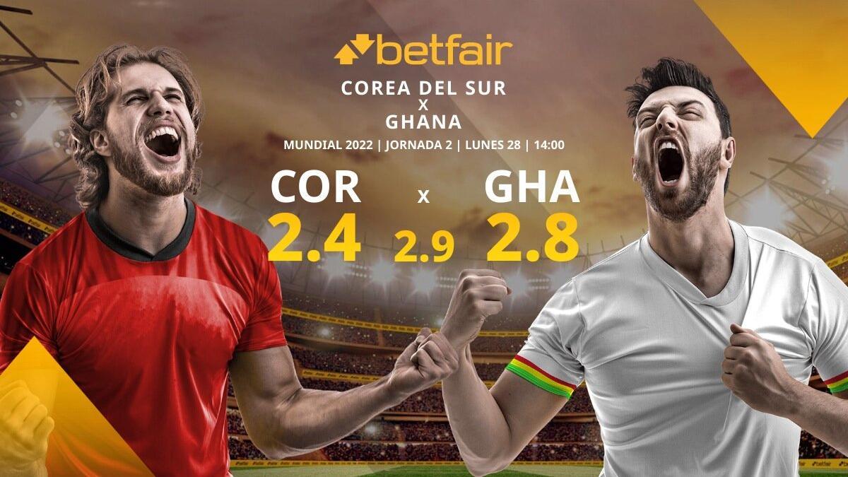 Corea del Sur vs. Ghana: horario, TV, alineaciones, estadísticas y pronósticos