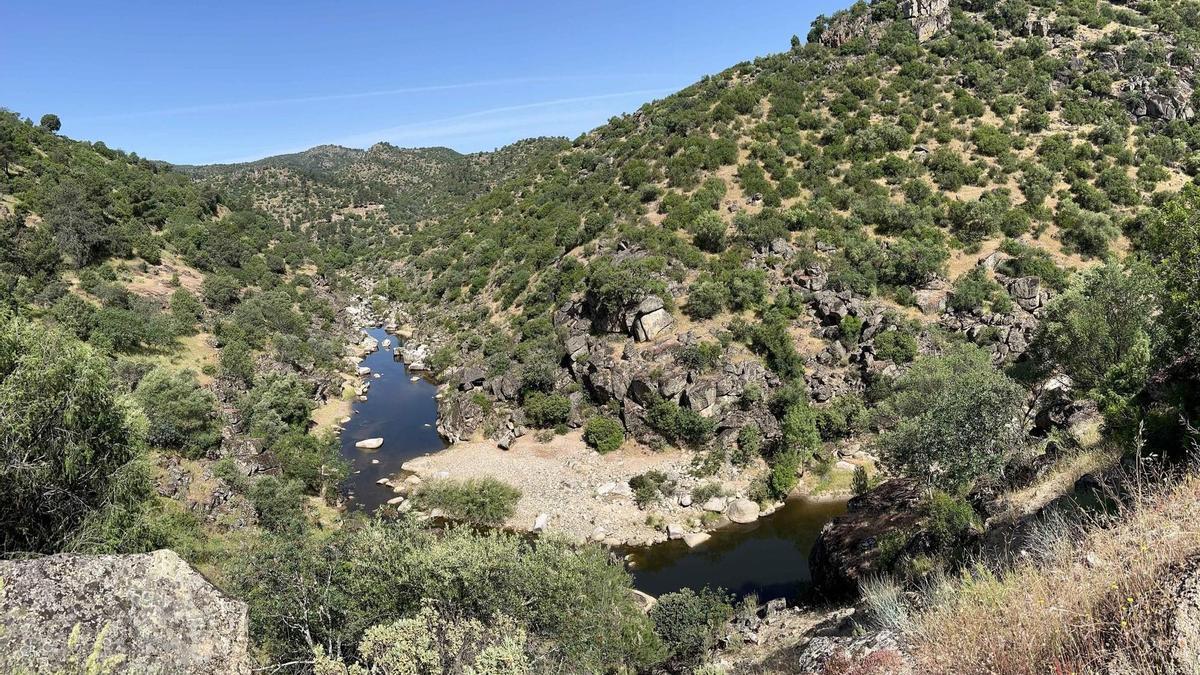 Una vista del Parque Natural Sierra de Cardeña y Montoro.