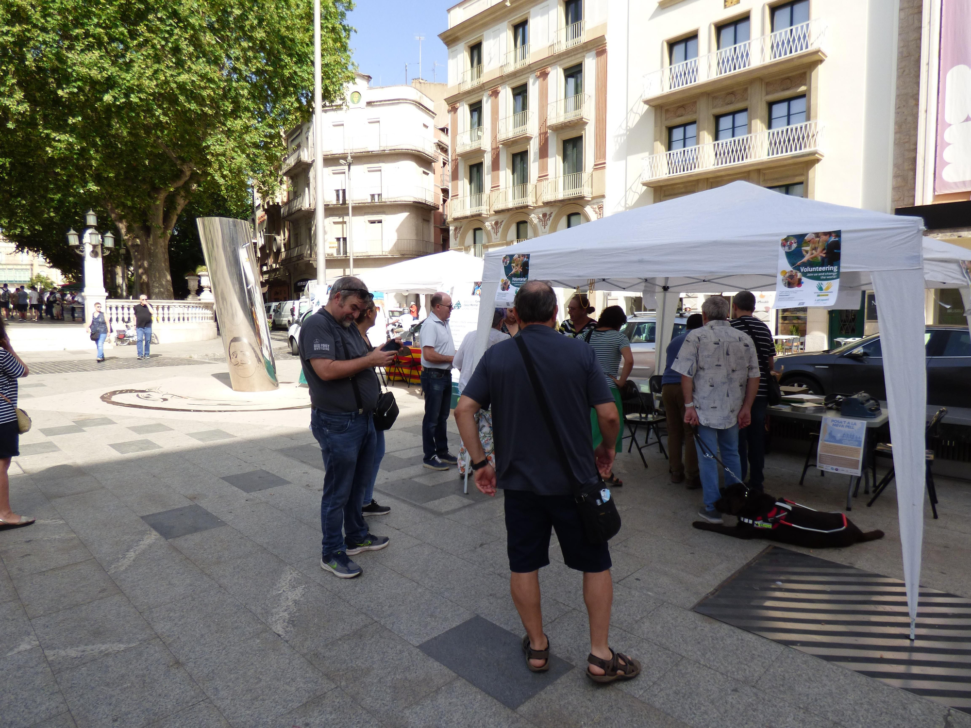 Figueres es posa a la pell de les persones cegues amb ONCE Catalunya