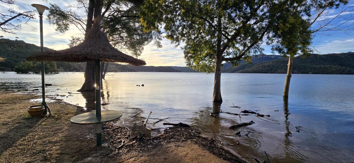 El pantà de Darnius-Boadella, aquest dilluns