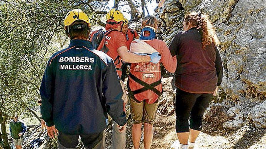 Rescatan a una excursionista herida en Valldemossa