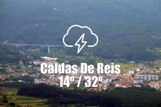 El tiempo en Caldas de Reis: previsión meteorológica para hoy, lunes 23 de junio