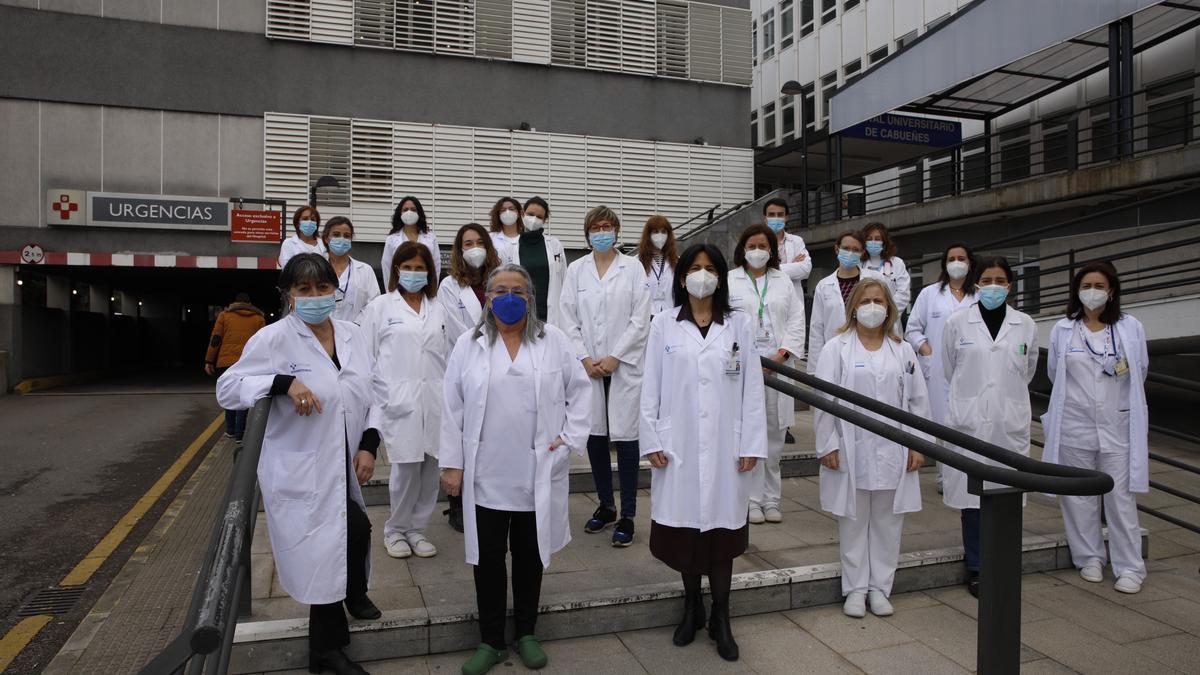 Equipo de endocrinología del Hospital de Cabueñes.