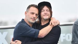 Andrew Lincoln y Norman Reedus, protagonistas de ’The Walking Dead’, en el Comic-Con de San Diego.