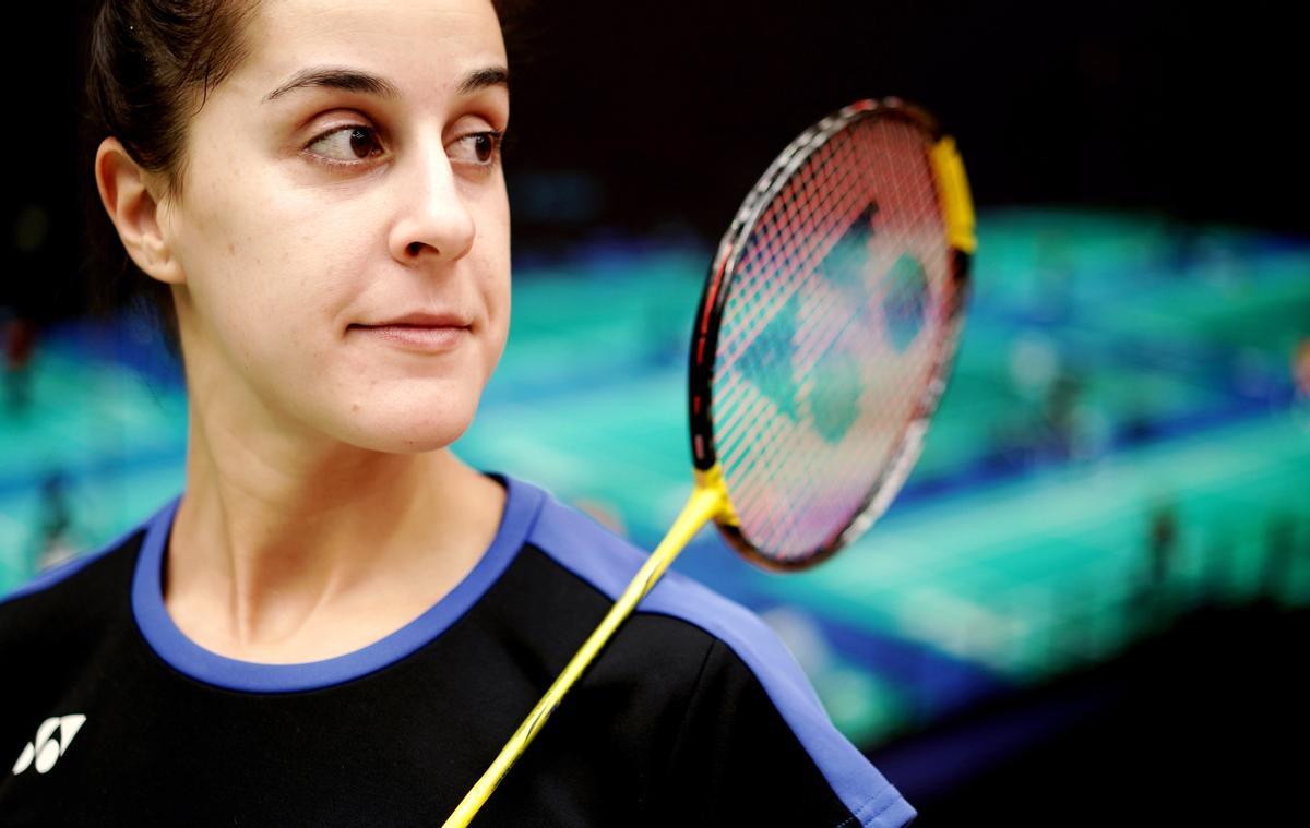 Carolina Marín, oro olímpico, tres veces campeona del mundo de bádminton.