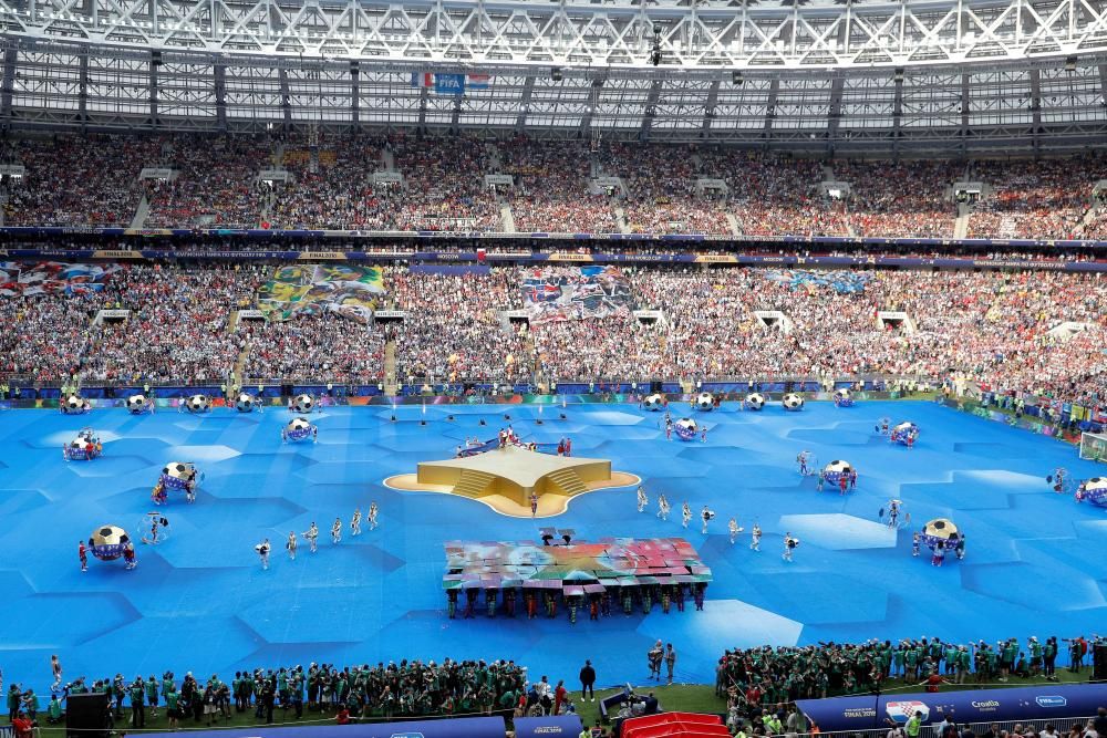 Ceremonia de clausura del Mundial de Rusia 2018