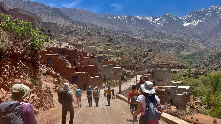 Los senderistas que realizaron este viaje conocieron numerosas localidades bereberes.
