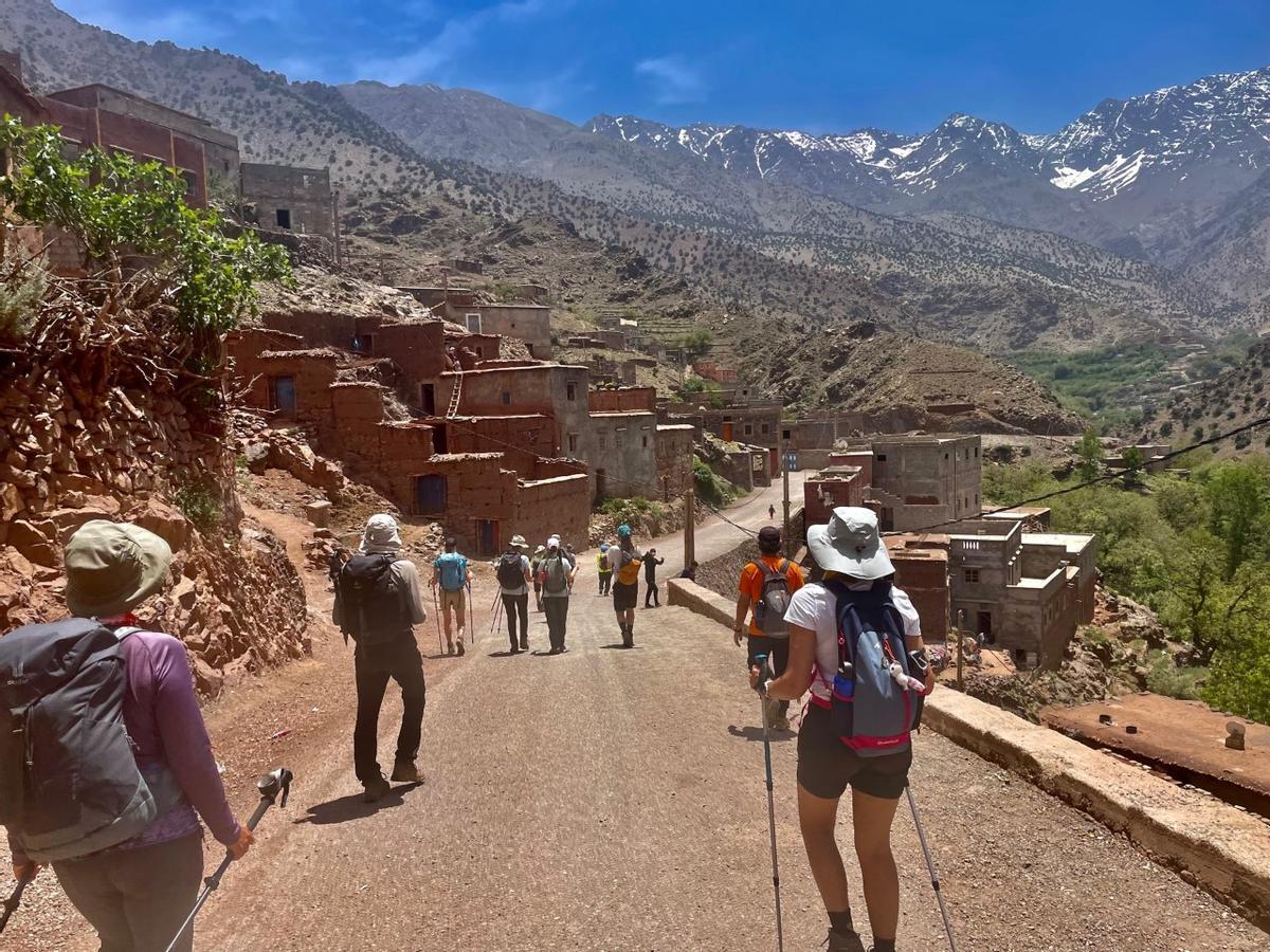 Los senderistas que realizaron este viaje conocieron numerosas localidades bereberes.