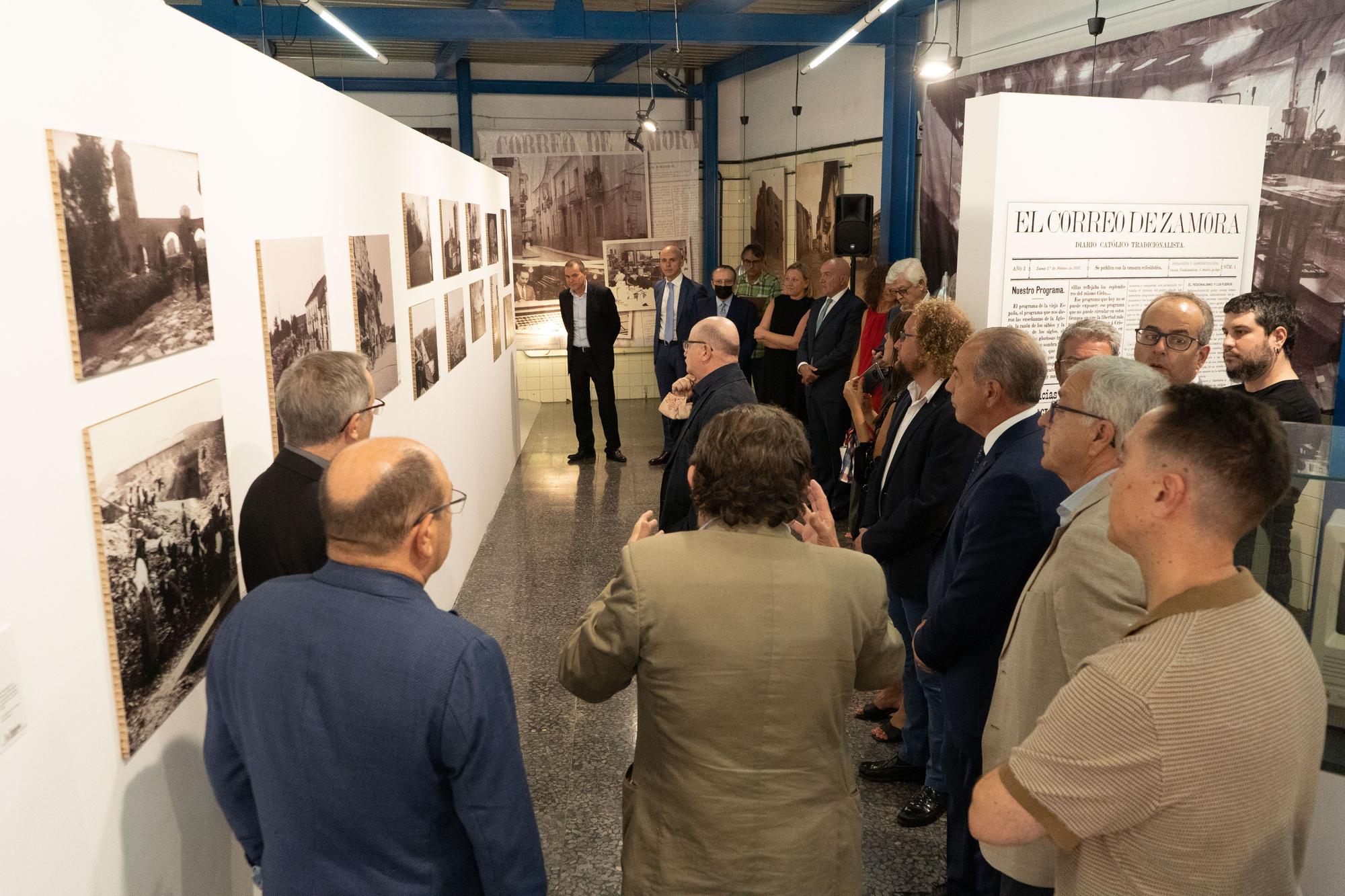 Inauguración del "Museo de la memoria" en la sede de LA OPINIÓN-EL CORREO DE ZAMORA