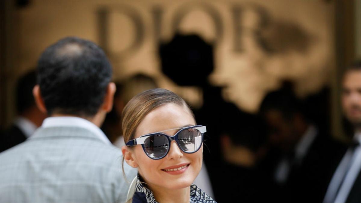 Olivia Palermo a su llegada al desfile de Alta Costura de Dior