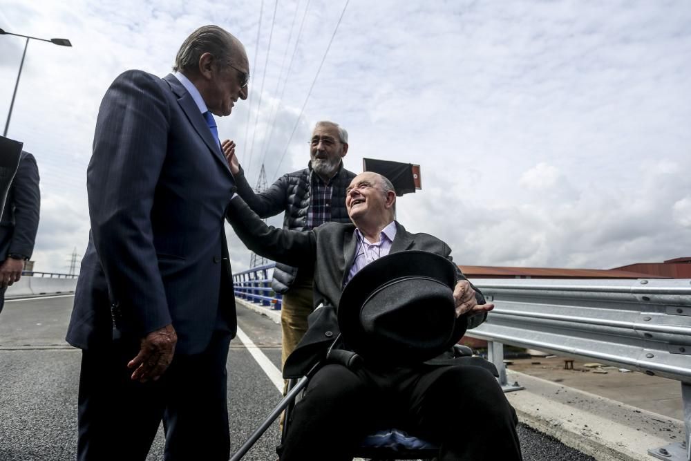 Inauguración del viaducto en homenaje a Daniel Alonso que da acceso al PEPA