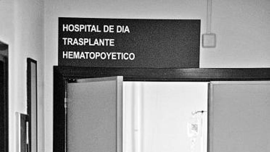 Zona del HUCA destinada a trasplantes hematopoyéticos.
