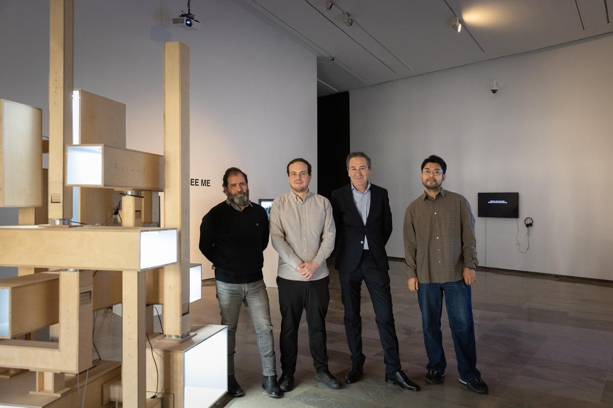 Presentació de l'exposició colectiva ‘Circuito cerrado’.