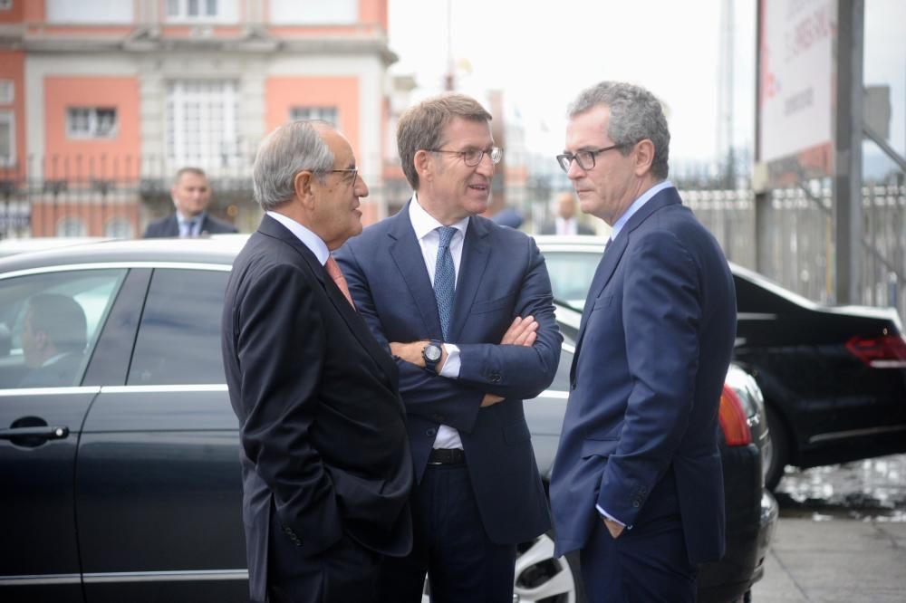 Pablo Isla, presidente de Inditex, realiza una radiografía del exitoso modelo de negocio de la multinacional en la primera jornada del Congreso nacional de la empresa familiar de A Coruña.