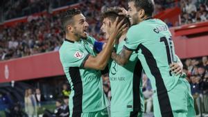 El Atlético gana 0-1 al Mallorca en la primera parte con un gol de Riquelme