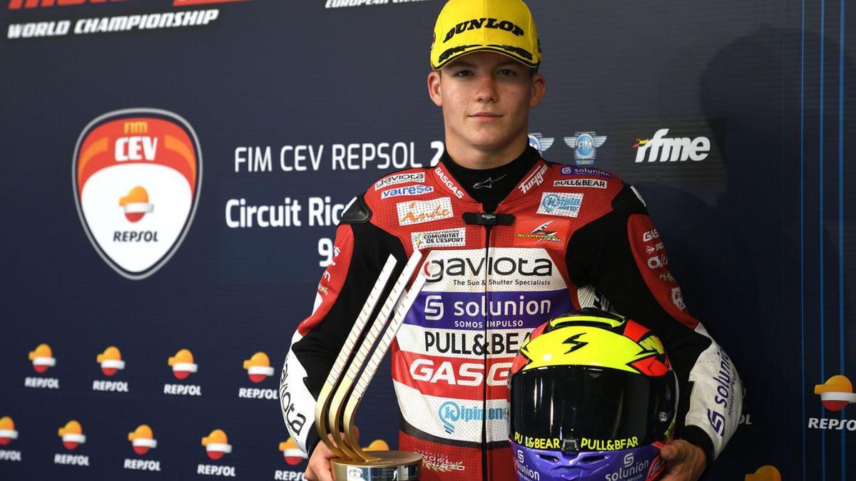 Daniel Holgado puede ganar el Mundial Junior en el Circuit Ricardo Tormo este  domingo. | FIM CEV REPSOL