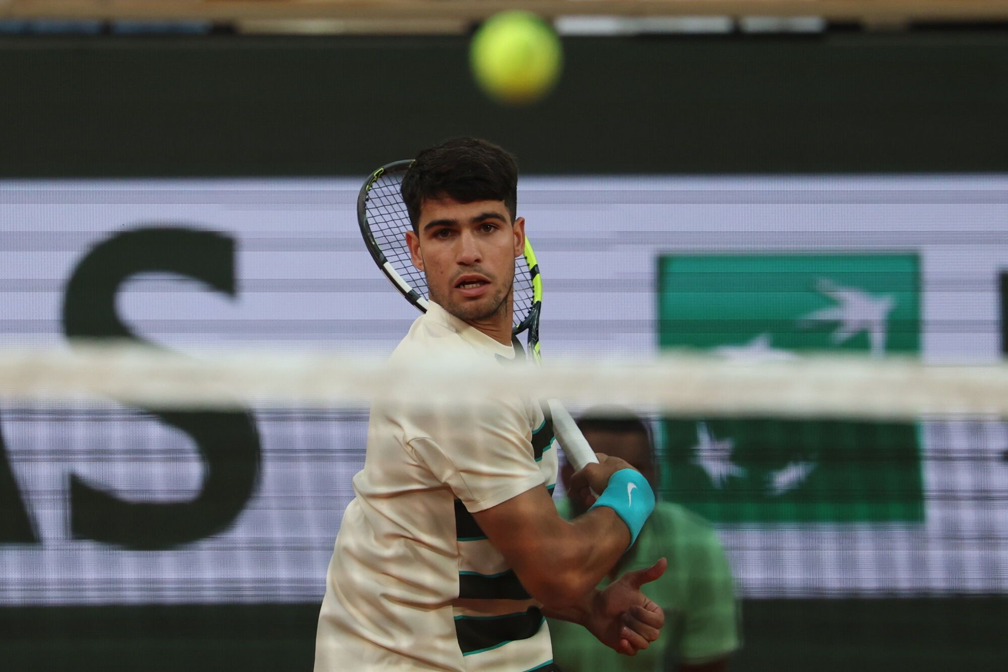 Roland Garros: Tommy Pau - Carlos Alcaraz, en imágenes.