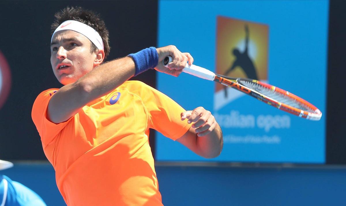 Marinko Matosevic durante la primera ronda del Australian Open 2015