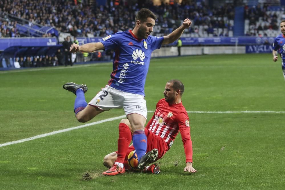 Partido en el Carlos Tartiere entre el Oviedo y el Almería