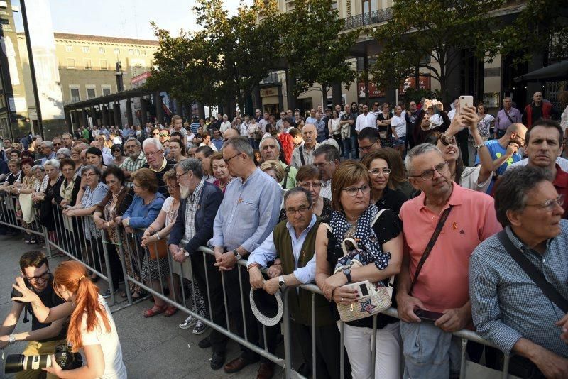 Retreta militar y homenaje a los caídos por España