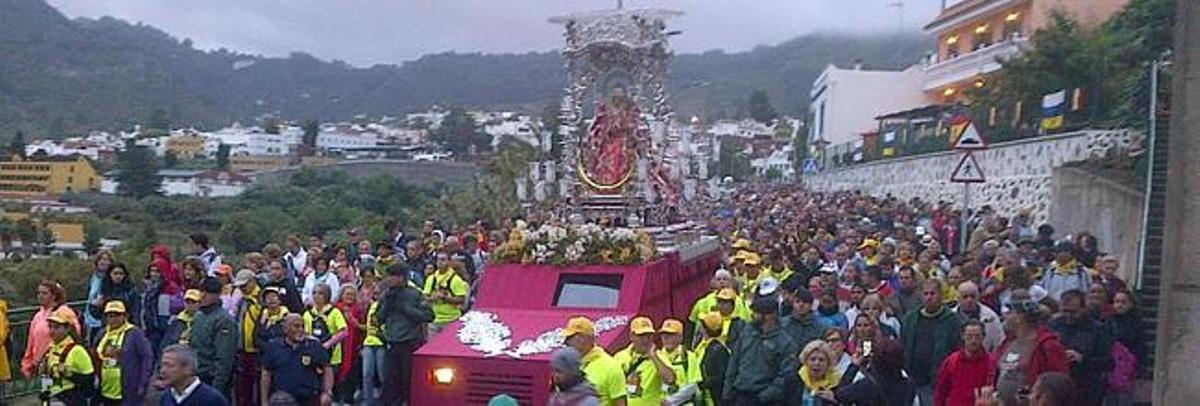 Y la Virgen se puso en camino desde Teror