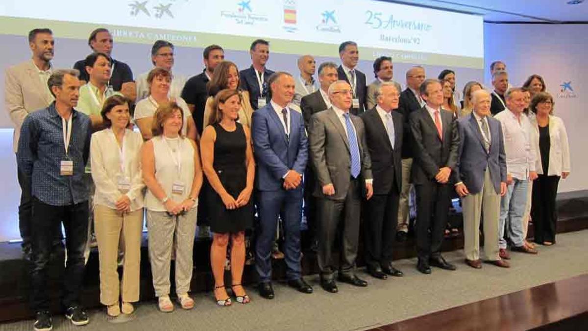 CaixaBanc y el COE han reunido a los olímpicos de Barcelona'92