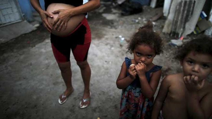 Una mujer embarazada, en una zona de riesgo por zika.