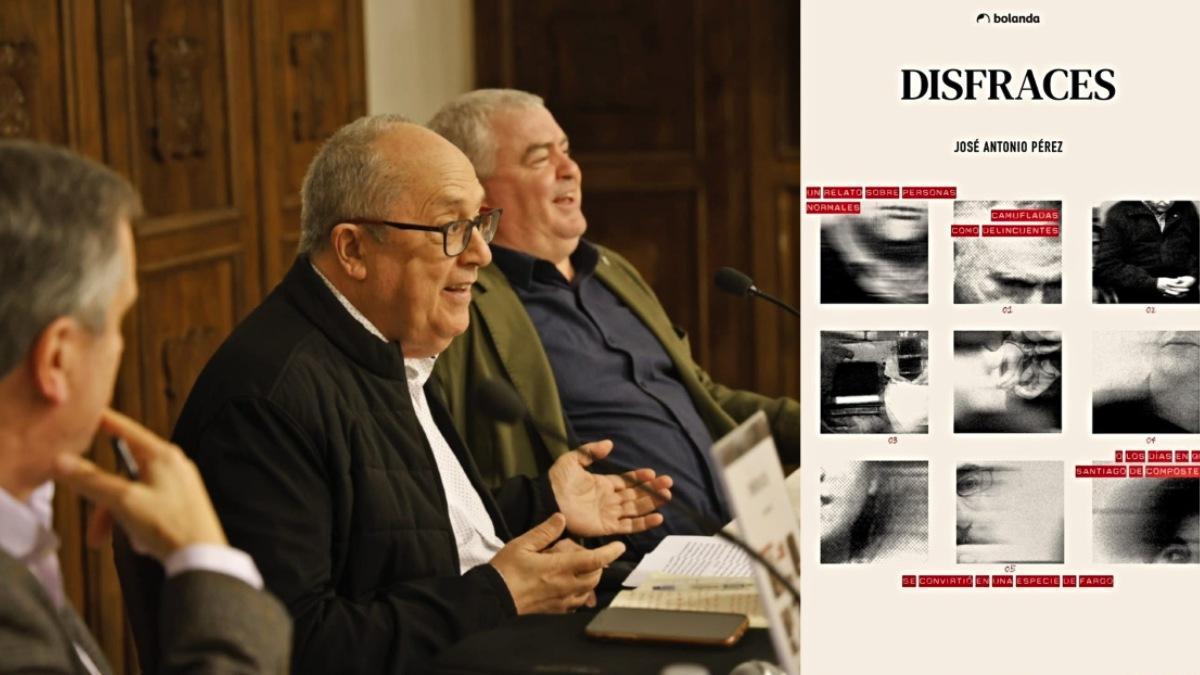 Antonio Couto,  José Antonio Pérez y José Antonio Vázquez Taín,  en el Hotel Monumento San Francisco.