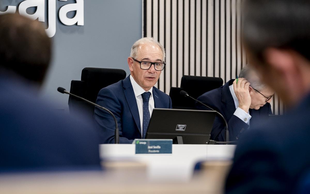 El CEO de Unicaja, Isidro Rubiales, este martes en Madrid en la presentación de los resultados de 2024.