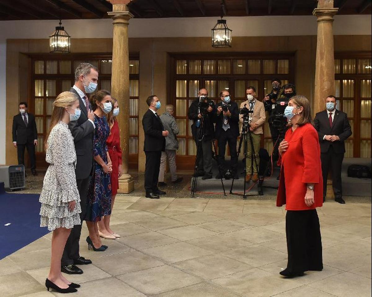 Premios Princesa de Asturias 2020 | Los Reyes reciben a los premiados en el hotel de la Reconquista Premios Princesa de Asturias 2020 | Los Reyes reciben a los premiados en el hotel de la Reconquista