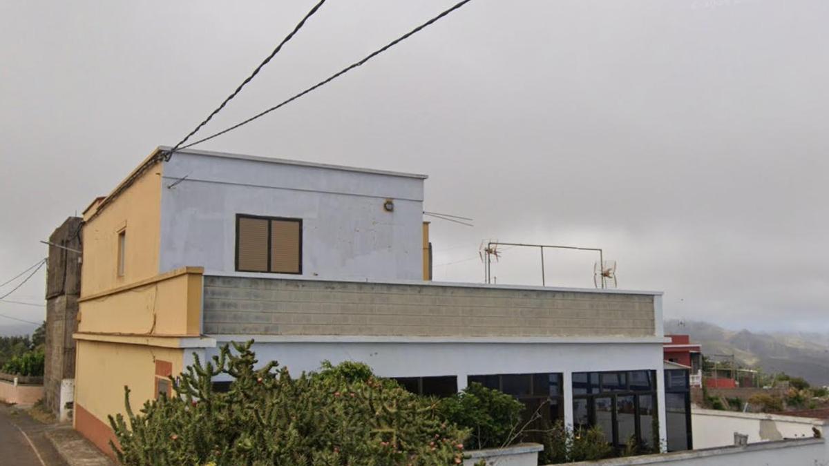 La vivienda del Camino de La Mina donde ocurrió el suceso.